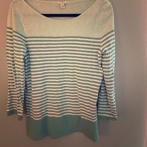 3/4 length J Crew top